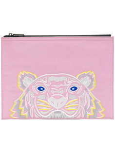 клатч с изображением тигра Kenzo