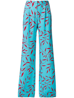 широкие брюки  с растительным принтом Dvf Diane Von Furstenberg