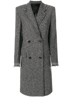 straight-fit button up coat Helmut Lang
