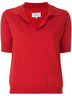 collared v-neck top Maison Margiela