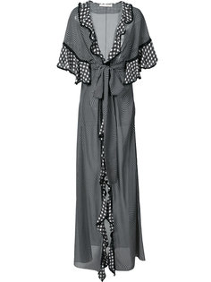 micro checked tied kaftan Jonathan Simkhai