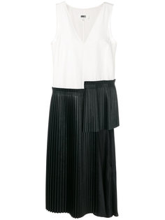 плиссированное платье  Mm6 Maison Margiela