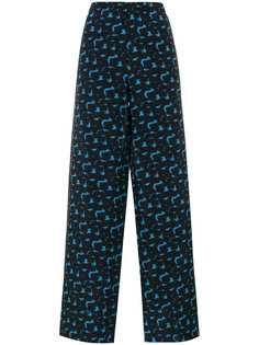 printed palazzo trousers Marni