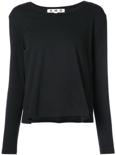 longsleeved twist T-shirt Amo