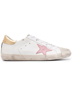 кроссовки White &amp; Pink Superstar Golden Goose Deluxe Brand