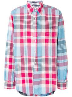 рубашка в клетку на пуговицах Engineered Garments