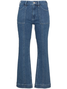 расклешенные джинсы с карманами Ganni