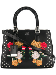 floral embroidered tote Schutz