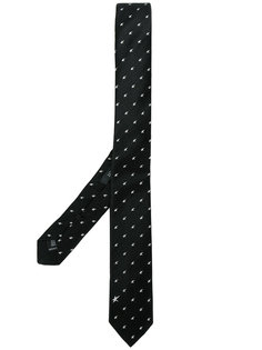 галстук со звездным принтом  Neil Barrett