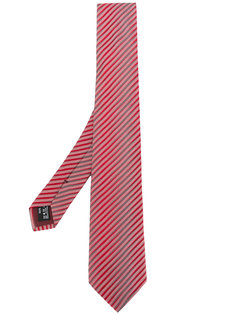 woven stripe tie Giorgio Armani