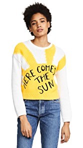 alice + olivia Leena Cropped Sweater