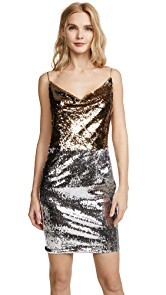 Black Halo Lucy Colorblock Dress