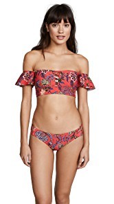 Ella Moss Floral Romance Off Shoulder Top