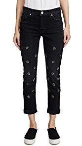 Hudson Riley Crop Relaxed Straight Jeans