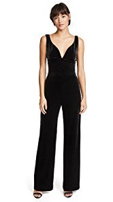 LAGENCE Savana Velour Jumpsuit