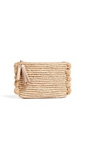 Loeffler Randall Tassel Pouch with Pom Poms
