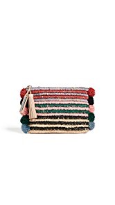Loeffler Randall Tassel Pouch with Pom Poms