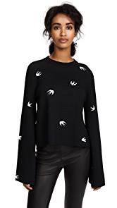McQ - Alexander McQueen Small Swallow Flare Sleeve Pullover