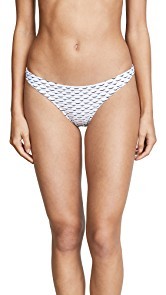 Milly Jacquard Swim Tropez Low Rise Cheeky Bottoms