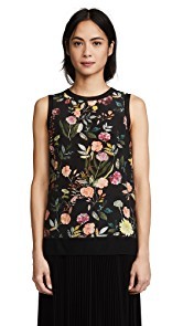 Theory Printed Lewie Top