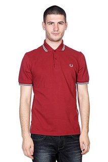 Поло Fred Perry Twin Tipped Burgundy