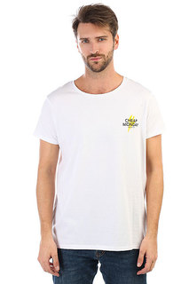 Футболка Cheap Monday Cap Tee Small Bolt White