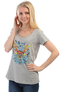 Футболка женская Roxy Bobby Russia Heritage Heather