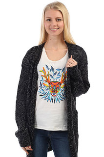 Кардиган женский Roxy Timebreak Anthracite Heather
