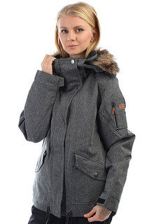 Куртка утепленная женская Roxy Grove Herringbone Grey
