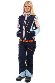 Комбинезон сноубордический женский Roxy Impression Suit Mandarin Orange Pop