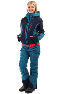 Комбинезон сноубордический женский Roxy Impression Suit Ink Blue
