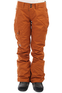 Штаны сноубордические женские DC Recruit Leather Brown
