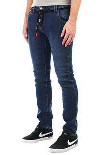 Джинсы узкие Skills Fleese Slim Flex Blue