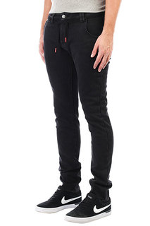 Джинсы узкие Skills Fleese Slim Flex Black
