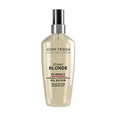 JOHN FRIEDA Масло-эликсир для восстановления сильно поврежденных волос Sheer Blonde HI-IMPACT 100 мл