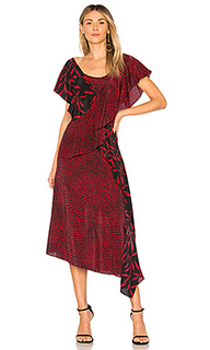 Платье ruffle draped - Diane von Furstenberg