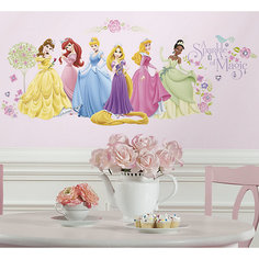 Наклейки для декора "Принцессы Дисней" (персонажи) Room Mates