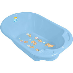 Детская ванночка Little Angel  Дельфин, Bear голубая
