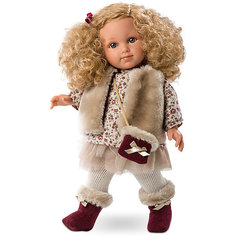 Классическая кукла Llorens Елена в кофте и юбке, 35 см