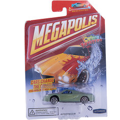 Машинка Autotime, Color Twisters Water Chameleon, металлическая, зеленый