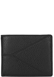 Черное портмоне из натуральной кожи Gianni Conti