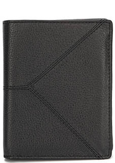 Кожаное портмоне с отделением для мелочи на кнопке Gianni Conti