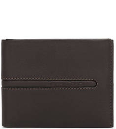 Кожаное портмоне с двумя отделами для купюр Gianni Conti