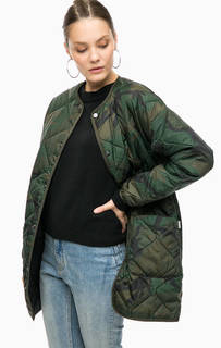Куртка на кнопках с камуфляжным принтом Carhartt WIP