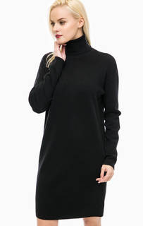 Черное платье с высоким воротом Michael Michael Kors