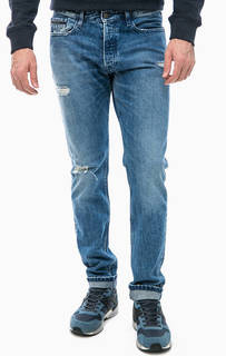 Рваные синие джинсы Calvin Klein Jeans