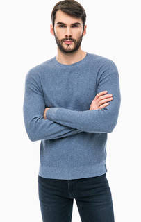 Синий джемпер из хлопка Calvin Klein Jeans