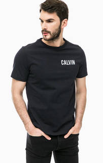 Хлопковая футболка с короткими рукавами Calvin Klein Jeans