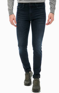 Джинсы скинни с декоративными заломами Calvin Klein Jeans
