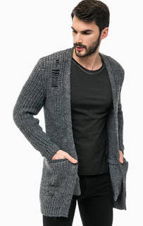 Удлиненный кардиган с рваными деталями Mavi